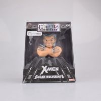 漫威X战警超级英雄罗根狼叔Q版金刚狼女绿巨人死侍全合金模型手办 合金/狼叔/黑裤/盒装 产品高度:约10cm