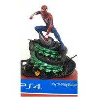 漫威复仇者联盟ps4游戏 蜘蛛侠模型像场景模型摆件盒装 手办 PS4蜘蛛侠 高度约:19CM