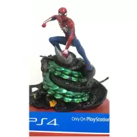 漫威复仇者联盟ps4游戏 蜘蛛侠模型像场景模型摆件盒装 手办 PS4蜘蛛侠 高度约:19CM