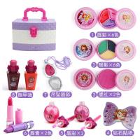 迪士尼儿童化妆品套装公主彩妆盒演出女孩玩具小女童生日 苏菲亚手提箱送粉饼