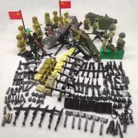兼容乐高军事血战上甘岭二战人仔士兵积木玩具抗美援朝半岛集结号 上甘岭中队52