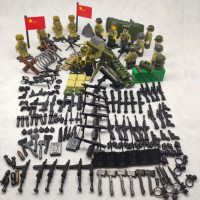 兼容乐高军事血战上甘岭二战人仔士兵积木玩具抗美援朝半岛集结号 血战上甘岭45