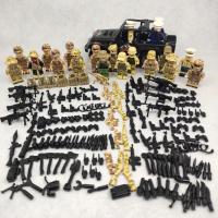 光荣使命兼容乐高游戏场景人仔现代警察军事人偶拼装玩具积木 特警D