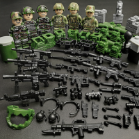 兼容乐高军事特警察抓小偷吉普车船现代城市场景男孩子68积木玩具 利刃