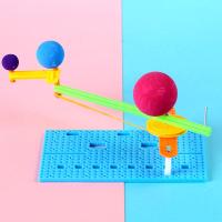 儿童科学实验玩具 科技小制作DIY手工材料日月地实验 盒装+小螺丝刀工具