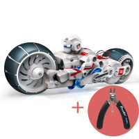 steam台湾宝工儿童科学组装模型盐水动力巡弋车diy拼装实验 盐水动力巡弋车+原装斜口钳