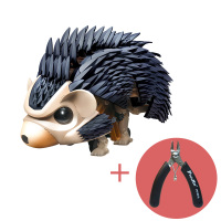 台湾宝工儿童steam科学玩具刺猬早教玩具6岁以上拼装积木模型 刺猬+原装斜口钳