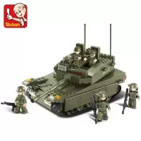 小鲁班0305以色列梅卡瓦坦克积木模型车儿童拼装玩具陆军部队 0305以色列梅卡瓦坦克