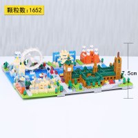 智鹰建筑街景积木玩具兼容乐高凯旋双子塔比萨斜塔帆船酒店 2551-伦敦街道-1652pcs