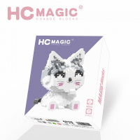 HC6041-6046钻石颗粒积木儿童创意休闲 系列玩具兼容乐高 HC-6042小猫咪2