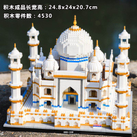 泰姬陵瓦西里大教堂微小颗粒兼容乐高积木大人高难度拼装成年立体 新款泰姬陵灯光版