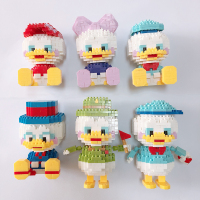 微型拼装钻石成年小颗粒玩具积木高难度兼容乐高建筑迪士尼城堡 萌唐小鸭6款