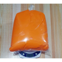 超36粘土泥大包装克太空轻寻乐泥彩白色1000橡皮泥一色公斤 橙色