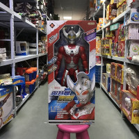 宇宙奥特曼七爷奥特曼act2.0初代泰罗赛文欧布杰克奥特曼玩具。 70公分大奥特曼泰罗发光发声送小奥特曼