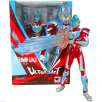 赛罗奥特曼变身眼镜武器铠甲套装 关节可动形态玩具人偶塞罗 ACT银河+支架