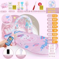 婴儿玩具儿初生早教宝宝摇铃6到12七0-3个月四八九岁女孩 充电-超大号飞机配话筒音摇球公主粉