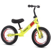 儿童平衡车无脚踏滑行车2-3-6岁宝宝小孩玩具溜溜车滑步车自行车 黄色(充气轮铝合金圈)+礼包