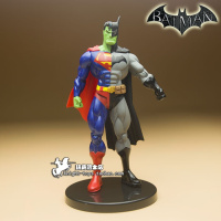DC正版 蝙蝠侠 Batman 超人 Superman 合体版 手办公仔摆件 散货