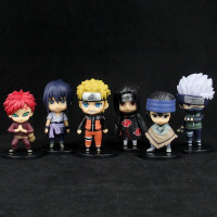 火影忍者鸣人佐助卡卡西宇智波鼬我爱罗大蛇丸纲手办模型蛋糕摆件 [袋装]一代火影忍者公仔全六款 [!!当天发货]