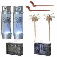 NECA 异形 抱脸虫 配件包 异形蛋 30周年 可发光 LED 可注水