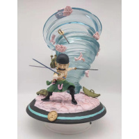 国产优质版海贼王 GK索隆 龙卷风索隆 三刀流像手办模型摆件