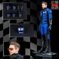 优质版复联 钢铁侠 赛车服 托尼斯塔克 可动模型盒装手办