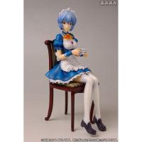 EVA新世纪福音战士 新剧场版 凌波丽 明日香 咖啡女仆装手办 凌波丽 中号