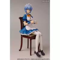 EVA新世纪福音战士 新剧场版 凌波丽 明日香 咖啡女仆装手办 凌波丽 中号
