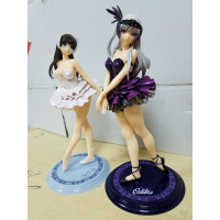 国产黑白天鹅SKYTUBE 白天鹅奥杰托和黑天鹅奥黛尔手办模型 白+黑一对 直接拍