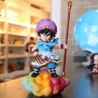 虎头虎脑悟空 粉蓝红 童年 孙悟空 筋斗云 模型 动漫手办摆件 蓝色 全新盒装