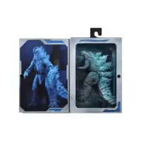 NECA 2019电影版红莲哥斯拉 Godzilla 核爆怪兽 可动手办模型 2019电影核能喷射能量版