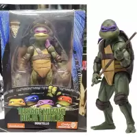 NECA 忍者神龟 1990电影版 TMNT 限定版 7寸可动人偶手办模型 紫色