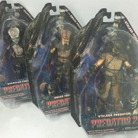 NECA 铁血战士2 Predator 第5波 花蟹捕食者 蛇皮小猪面手办模型 三款一套 全新