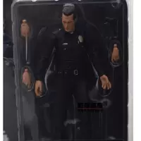 NECA7寸 终结者2 T800施瓦辛格 金属骨架版可动人偶公仔手办模型 警察完好款 终结者