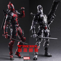 PA改 超级英雄 死侍 Deadpool 小贱贱 限定灰色可动人偶手办模型