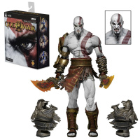 正版 NECA 战神3 Ultimate Kratos 奎托斯 奎爷 盒装手办 豪华版