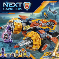 未来骑士团系列艾克索巨无霸钻孔战车兼容乐高拼装积木玩具70354 艾克索的巨无霸钻孔战车