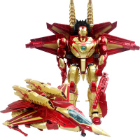 锦江 复仇者英雄联盟人偶变形机器人儿童玩具模型动漫电影周边玩具金刚 钢铁雄鹰侠