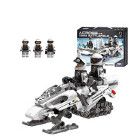 星堡(XINGBAO)军事系列穿越战场坦克车兼容乐高儿童积木拼装模型玩具男孩玩具 急速雪地摩托06009(290片)