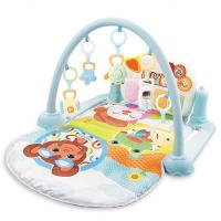 儿宝宝0-6-1岁摇铃婴儿玩具健身架儿童脚踏琴早教机男女孩 脚踏琴9309[收藏送早教飞机+电池+螺丝刀]