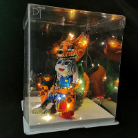 儿童积木微小颗粒成年拼装玩具兼容乐高积木大人高难度大型情侣新年女孩子系列18岁以 狐兔之恋(4500颗粒)送灯光+防尘罩