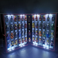 兼容乐高积木钢铁侠积木书美国队长蜘蛛侠儿童男孩拼装模型玩具复仇者联盟十周年收藏纪 灯光版钢铁侠纪念收藏积木书[52人仔]