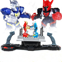 龙祥 擂台王智能对战机器人拳击格斗电动遥控双人对打对战机器人亲子互动玩具 擂台 对战机器人