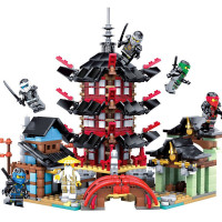 森宝 幻影忍者龙拼装积木兼容乐高人仔大电影机甲男孩子巨龙凯恐龙玩具 忍者神庙