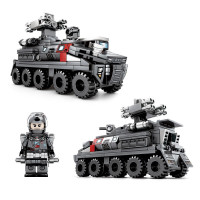 积木拼装玩具流浪地球火石运载车拼装模型启蒙玩具DIY拼装男孩玩具儿童 CN171运兵车