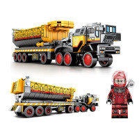 积木拼装玩具流浪地球火石运载车拼装模型启蒙玩具DIY拼装男孩玩具儿童 CN373斗式运输车