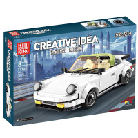 拼装积木兼容乐高敞篷跑车拼插汽车模型摆件儿童成人玩具 911敞篷跑车13103