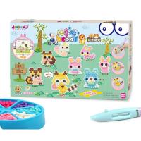 简动文创神奇水珠儿童创意手工DIY水雾魔豆男孩女孩喷水黏贴拼图玩具套装宠物交通系列水雾 66635B-欢乐萌宠1000珠