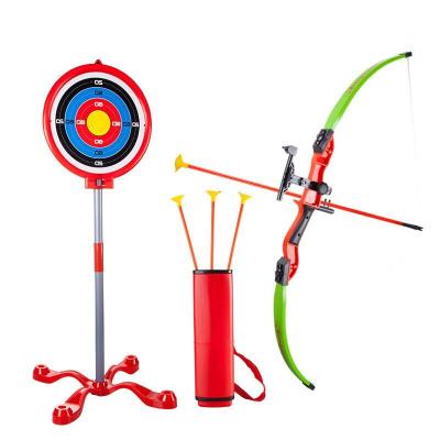 运动公园 儿童射击玩具弓箭室外运动射箭游戏套装 神射手组合535A立体靶+箭筒+3箭