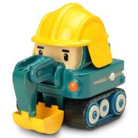 玩具变形警车珀利POLI动漫周边汽车机器人玩具合金小汽车 吊臂车(不可变形)